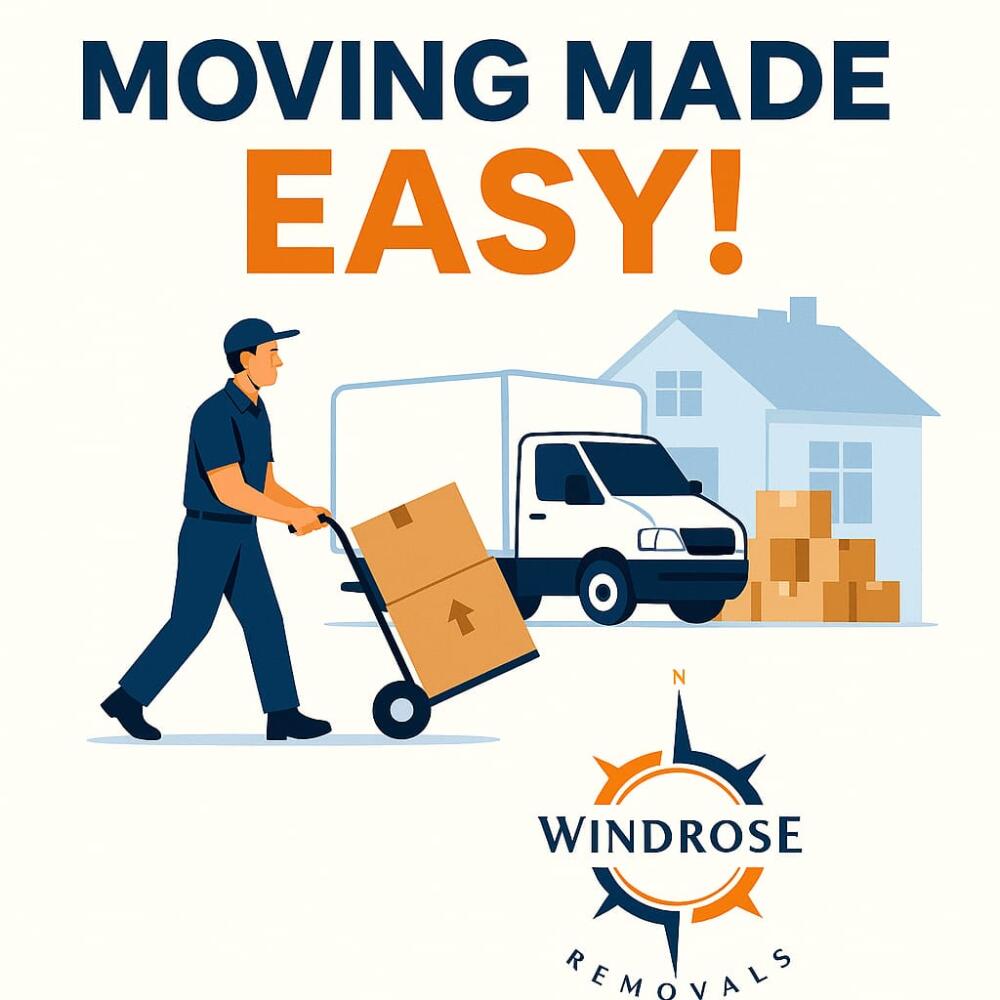 Windrose Removals Ltd, Ayr man and van reference image 2