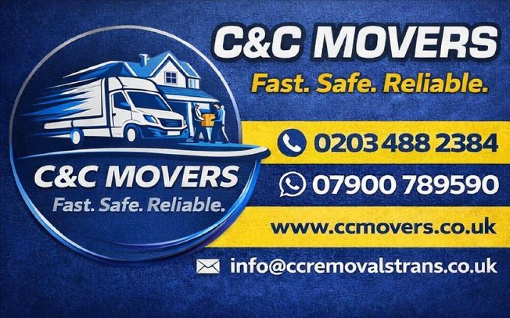 C&c movers, Harrow man and van reference image 1
