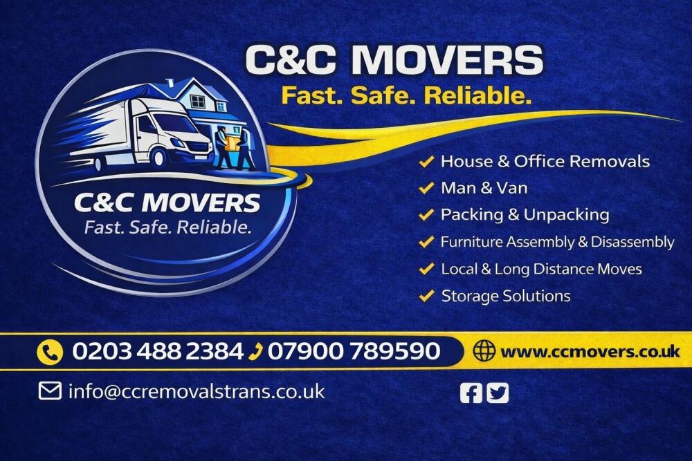 C&c movers, Harrow man and van reference image 2