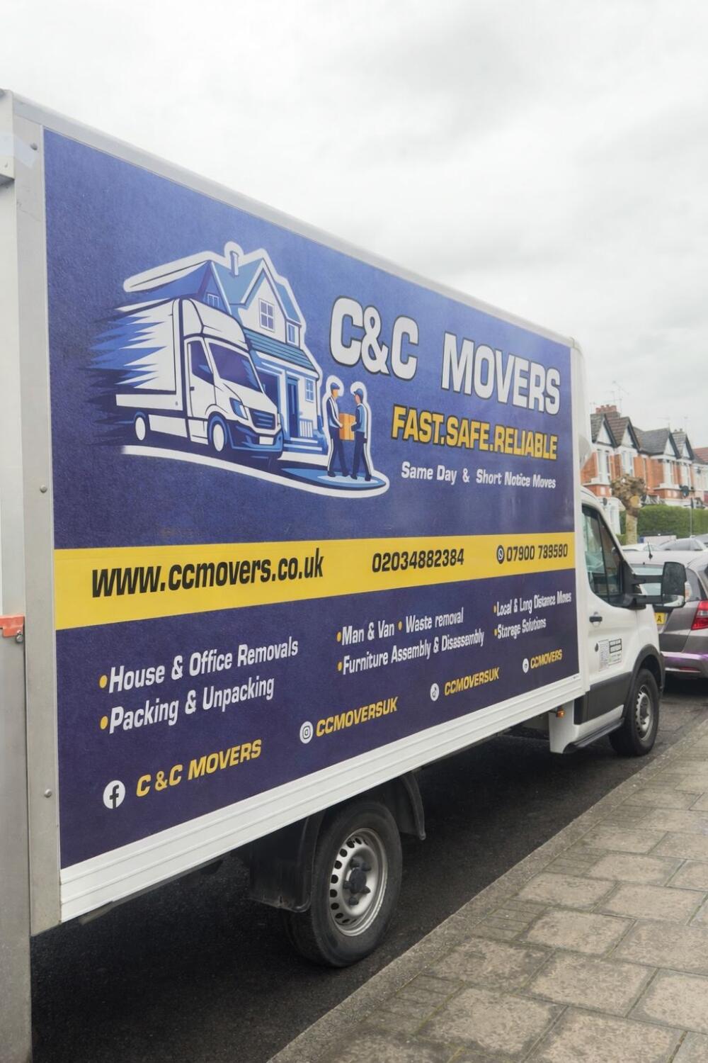 C&c movers, Harrow man and van reference image 3