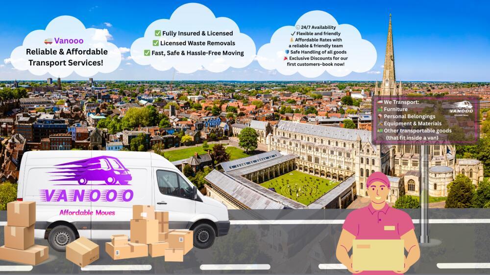 Vanooo Removals, Norwich man and van reference image 1