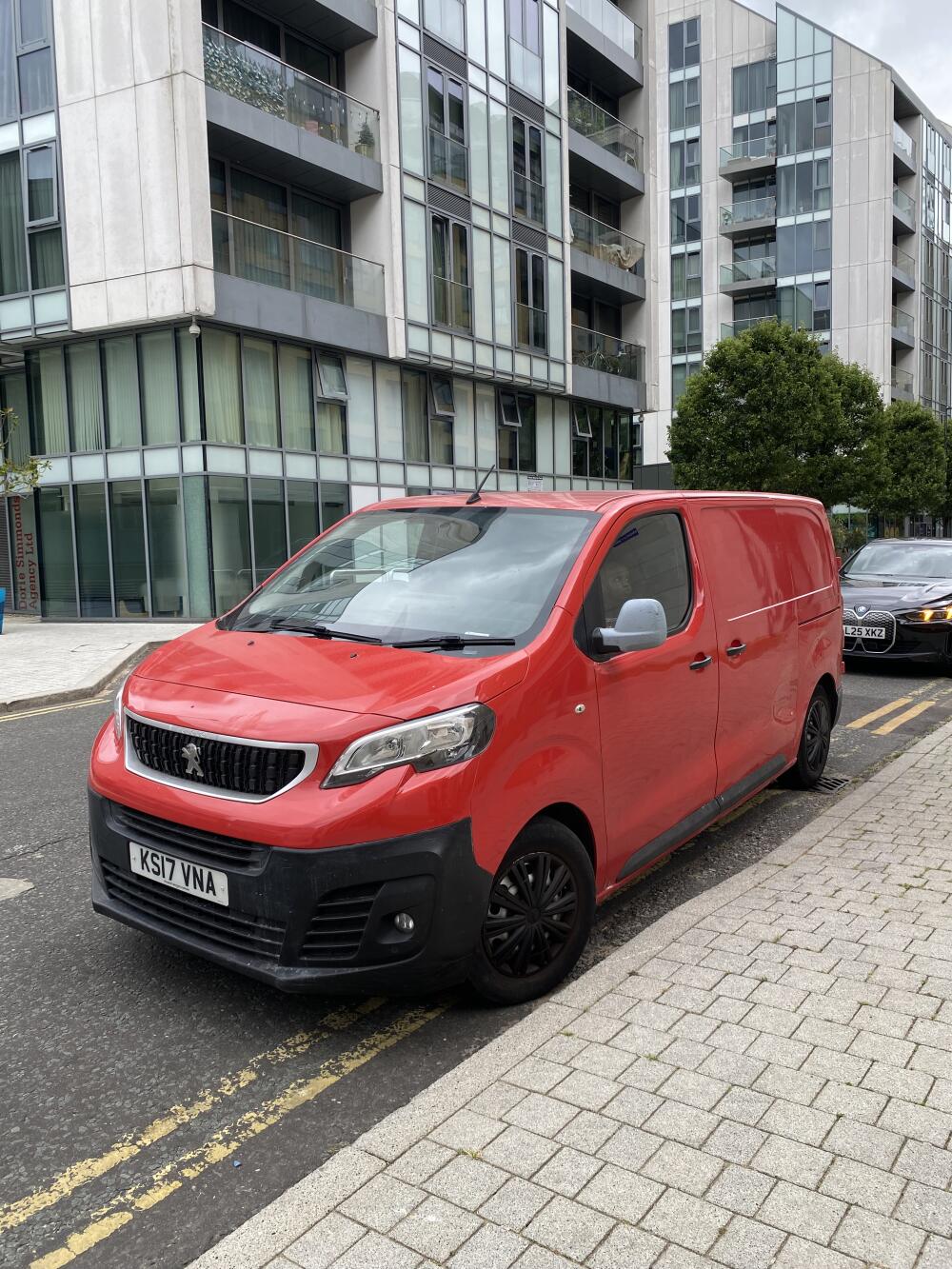 Man with a Van Dorking, Psalm courier