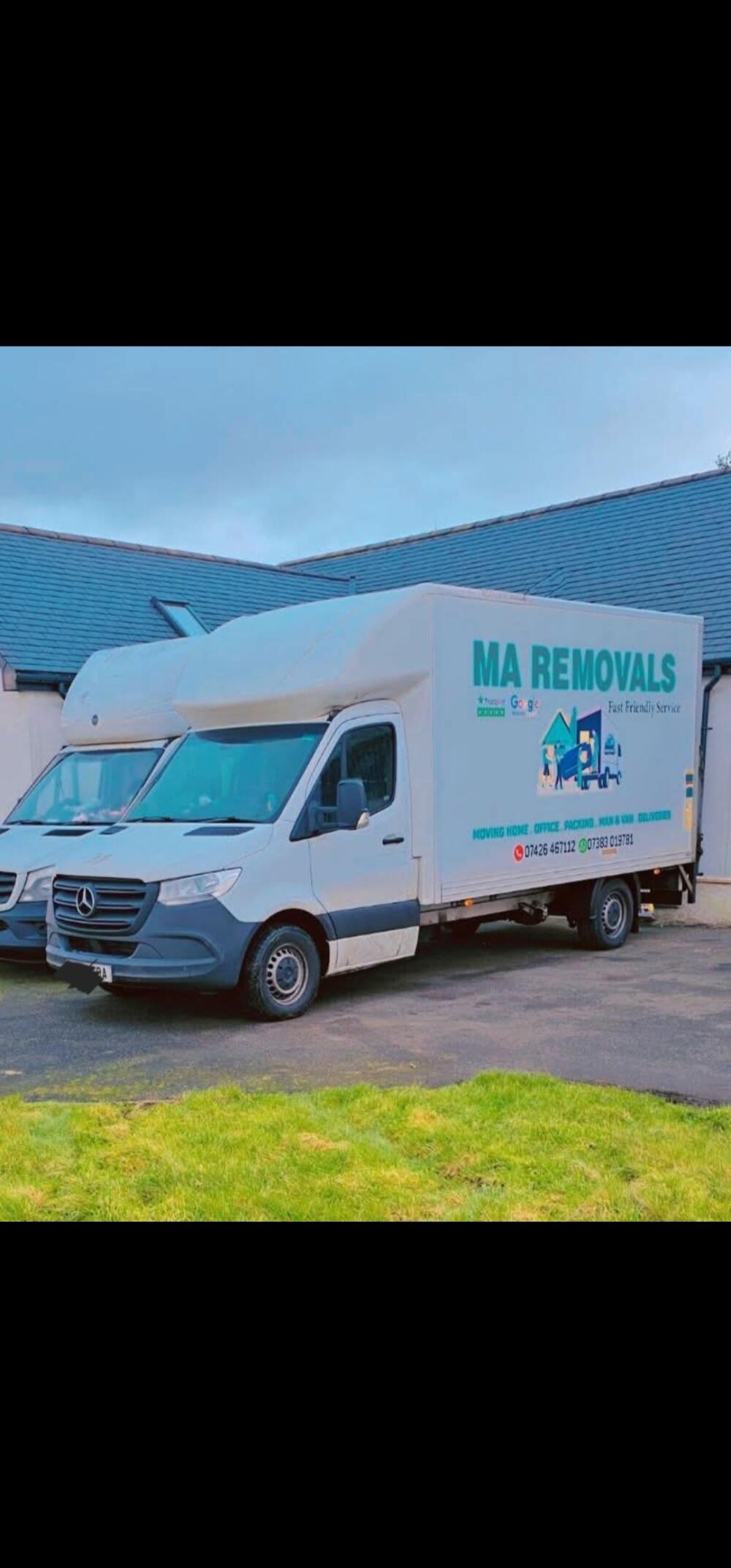 Ma Removals Ltd, Glasgow man and van reference image 3