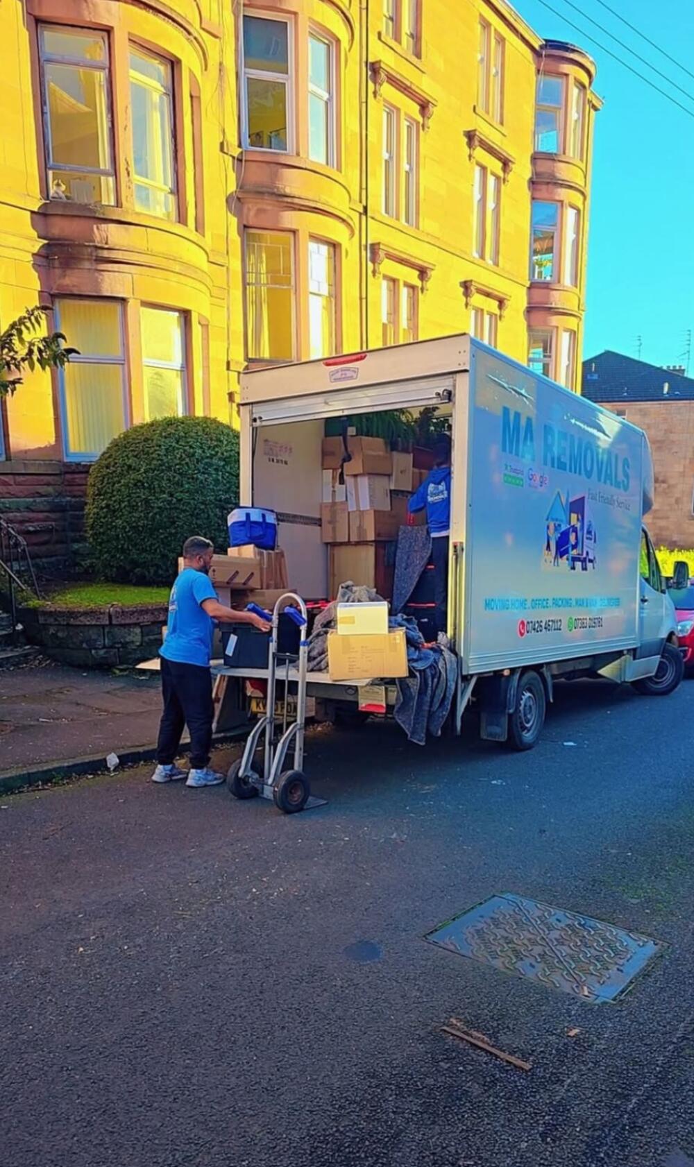 Ma Removals Ltd, Glasgow man and van reference image 4