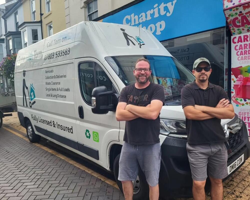 Gone with Tom, Brixham man and van reference image 3