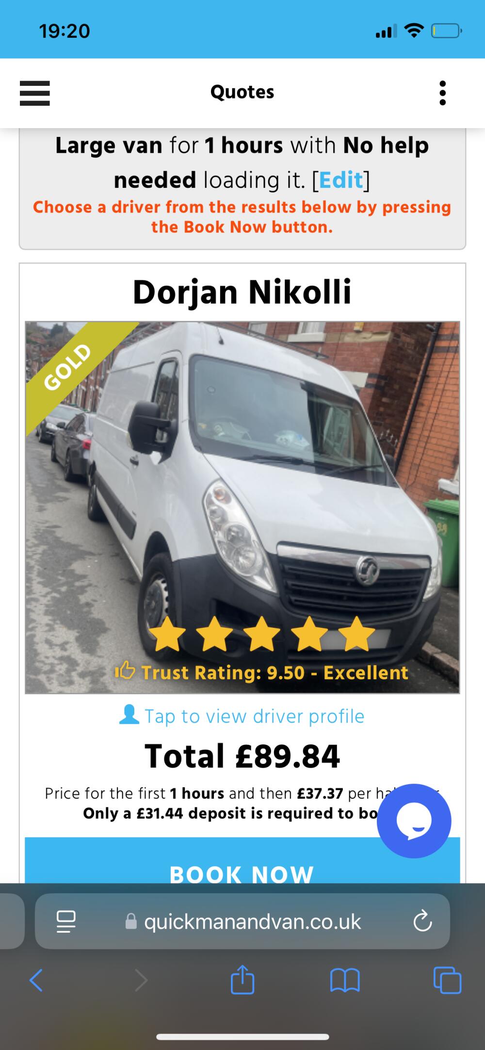 Dorjan nikolli, Nottingham man and van reference image 4