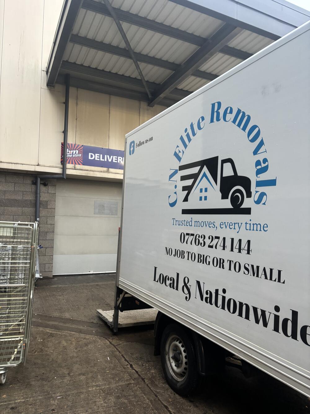 Man and van Scunthorpe, C.N Elite Removals