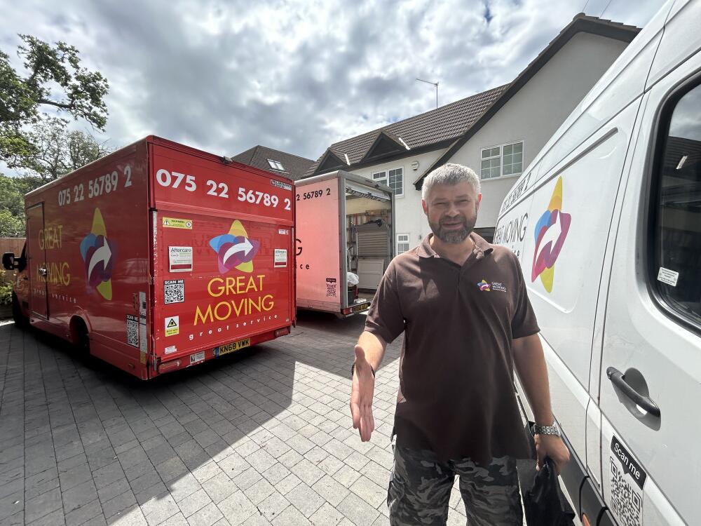 Great Moving LTD, Worcester Park man and van reference image 4